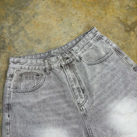 Grey Wash Jorts